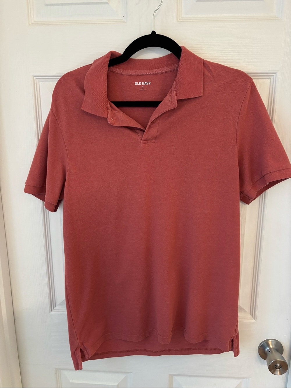 Old Navy Men's Dusty Rose Polo Shirt